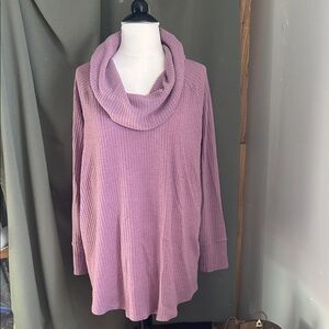 Jessica Simpson Maternity Lavender Cowl Neck Sweater